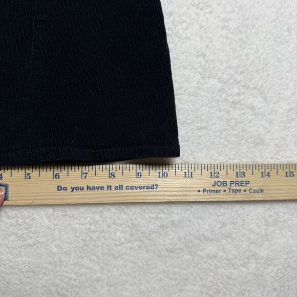 True Religion Womens Joey Big T Corduroy Flare Jeans Pants Size 31 Black Y2K - Picture 9 of 9